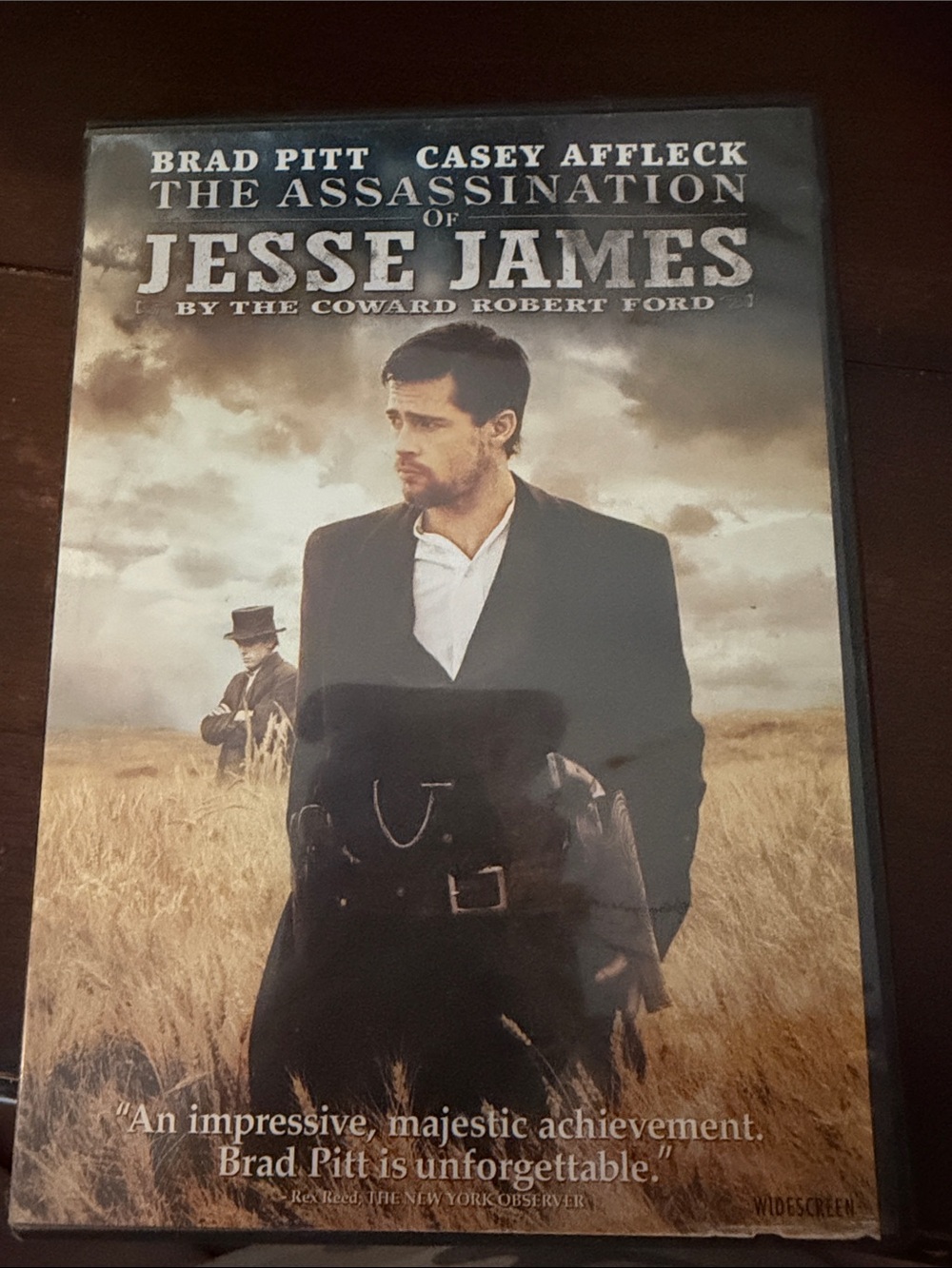 The Assassination of Jesse James VHS / DVD Movie Cover - Brad Pitt